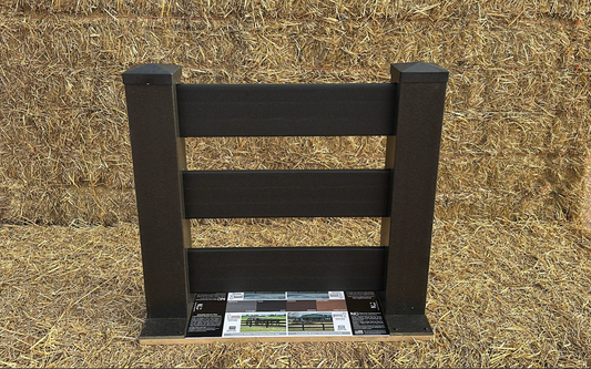 Sample Traditional Three-Board Ranch Rail