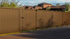 Composite Modern Vertical Privacy Full Size Fence Gate (6 ft. H x 4 ft. W) *Hanging posts sold separately